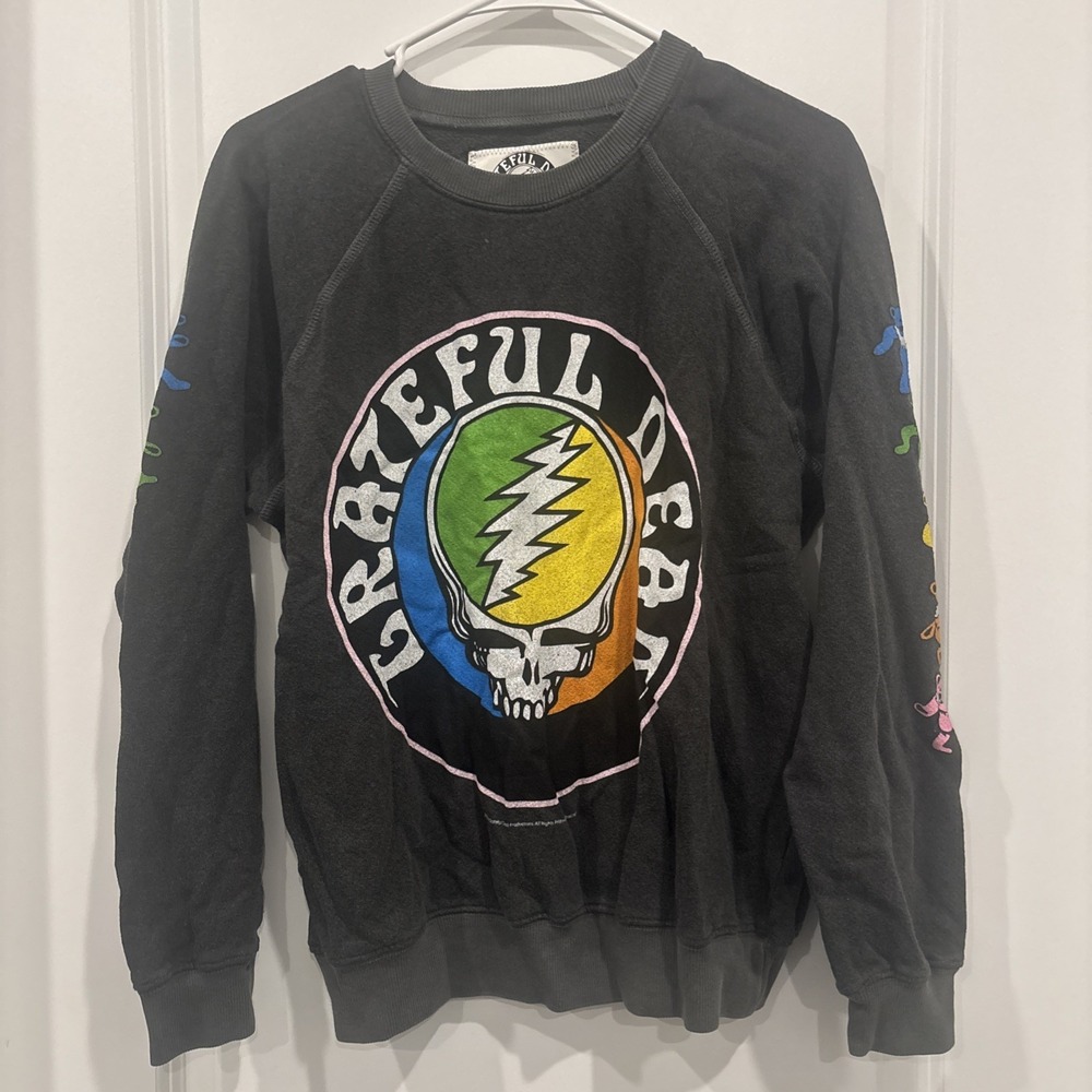 Grateful Dead Steal Your Face Crewneck Sweatshirt People Of Leisure Med